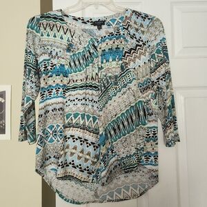 Links Half-sleeve blouse, Size PS